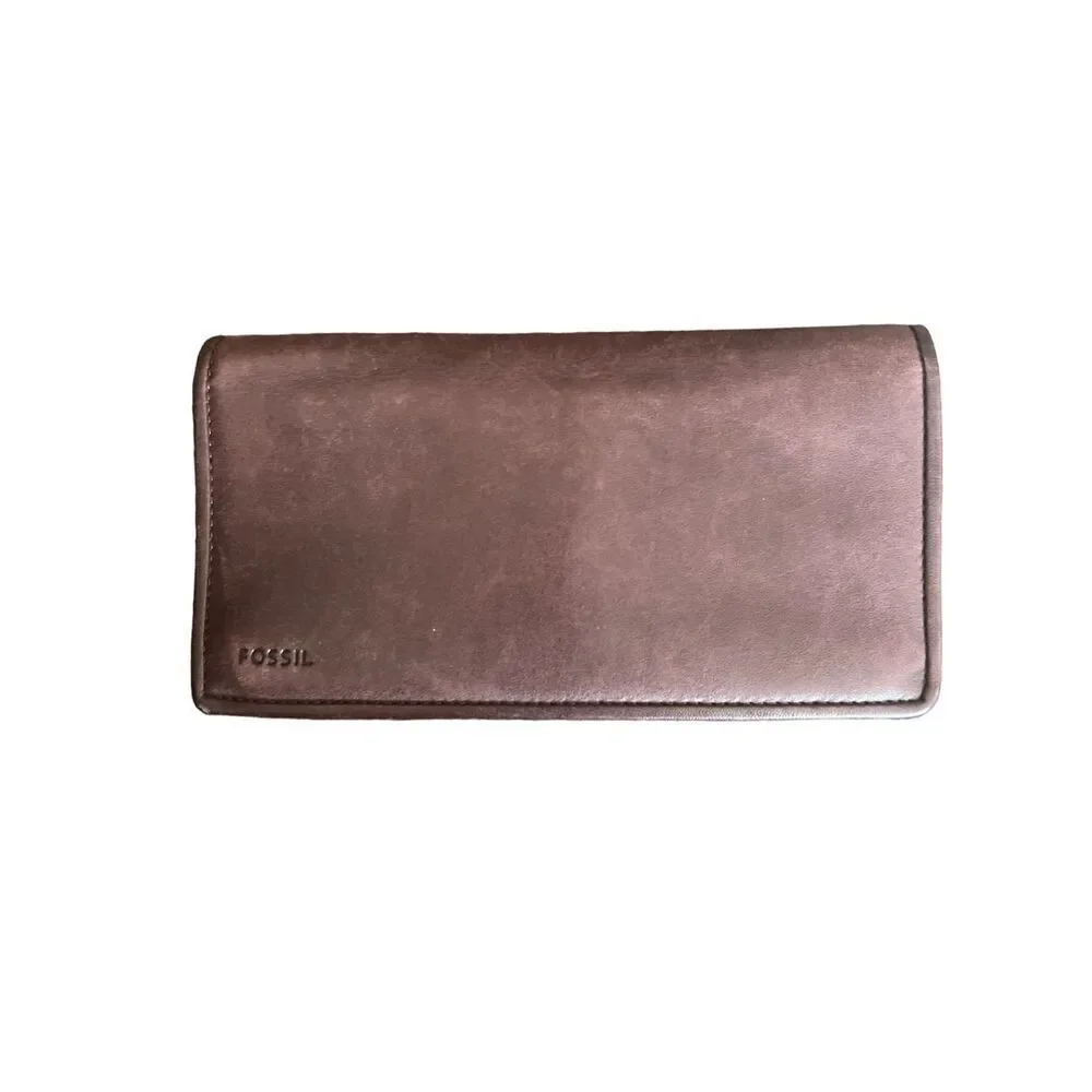✨Fossil Derrick Bifold Brown Leather Wallet✨
